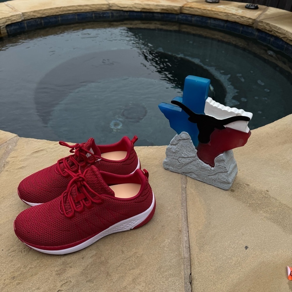 Propet Red Sneakers for Everyday Comfort - Picture 3 of 12
